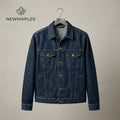 Newmaples™ Indigo Frame Denim Jacket